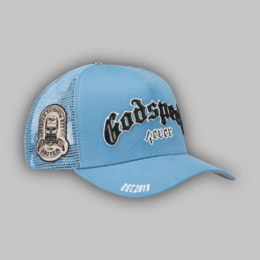 Godspeed Trucker Hat – Carolina Blue